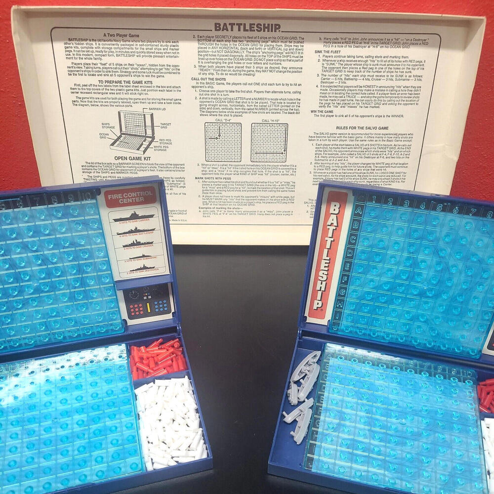 Vintage 1978 Complete Battleship Board Game Milton Bradley, Complete - Picture 2 of 8